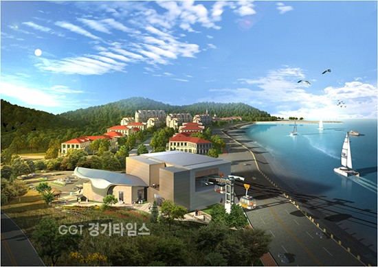 화성시, 제부도∼전곡항 2.15㎞ 국내 최장 해상케이블카....전곡항 조감도ⓒ경기타임스