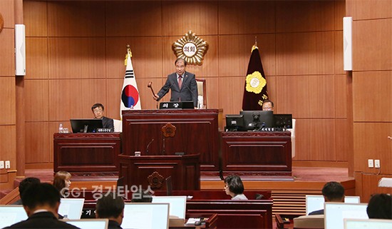 24일 오전 화성시의회 제162회 임시회 개회ⓒ경기타임스