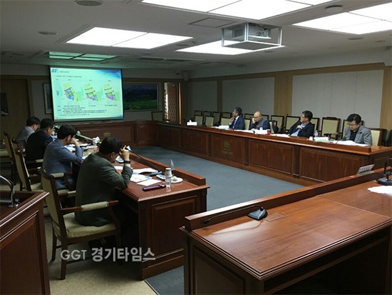 수원시가 권선구 탑동 종전부지 4지구 청사진 회의ⓒ경기타임스