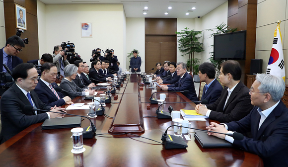 ▲ 청와대, 남북정상회담 준비 종합상황실 가동