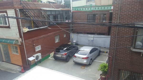 성남시 노후주택가 자투리주차장 조성사례 1