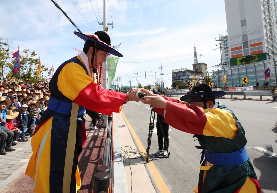 능행차 영지를 받은 서철모 화성유수
