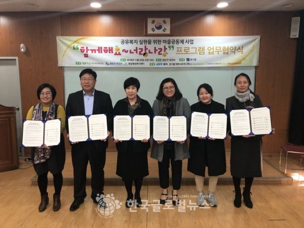수원시권선보건소, _마을공동체 사업_ 협약 체결 수원시권선보건소, _마을공동체 사업_ 협약 체결
