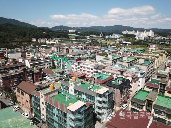 연립 다세대주택이 밀집한 처인구 유림동 일대 연립 다세대주택이 밀집한 처인구 유림동 일대