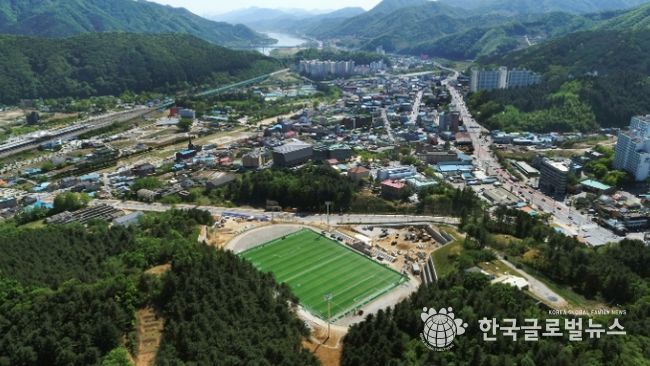 청평면 전경