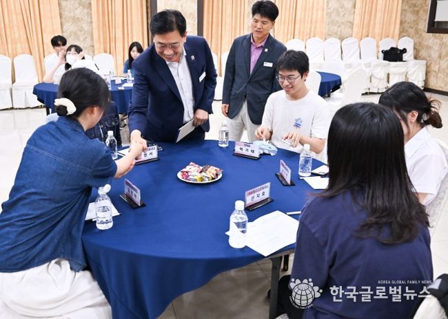 전진선 양평군수 대학생 아르바이트 참여자와 소통 간담회