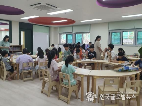용인특례시 처인구 고림동 고진초등학교 내 용인 첫 학교 안 '다함께돌봄센터 20호점' 운영을 시작했다
