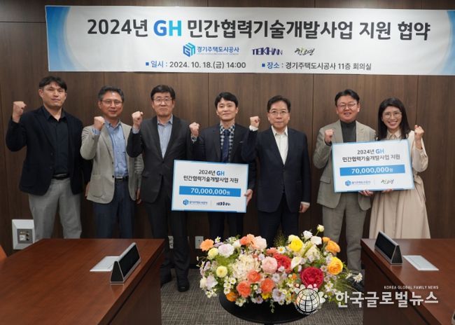 경기주택도시공사, 중소기업에 기술개발비 지원