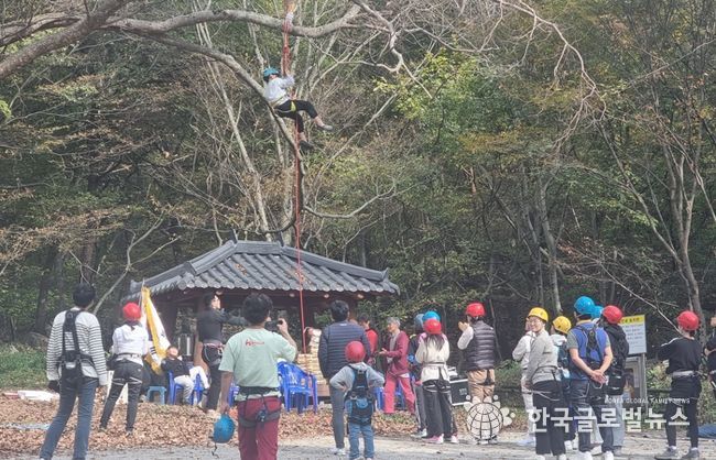고창군, 전국가족사랑 트리클라이밍 대회 개최