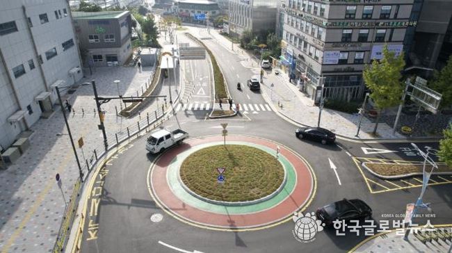양평역 앞 회전교차로