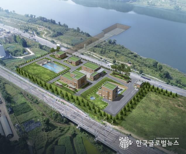 신원정수장 조감도