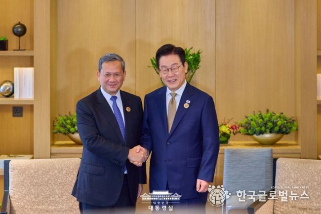 한국·캄보디아 정상회담(대통령실)