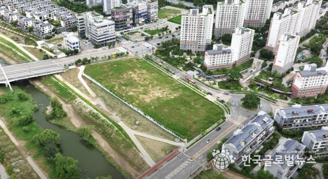 화성특례시 오산동 1010 일원 화성시립미술관 부지 항공사진