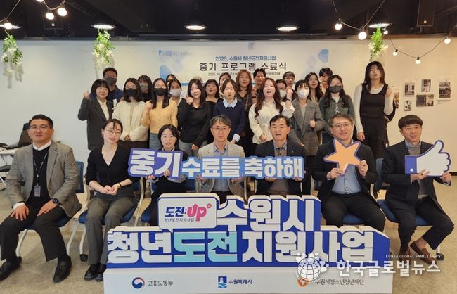 수원시청년지원센터 수원시청소년청년재단, 청년도전지원사업 중기 수료식 개최
