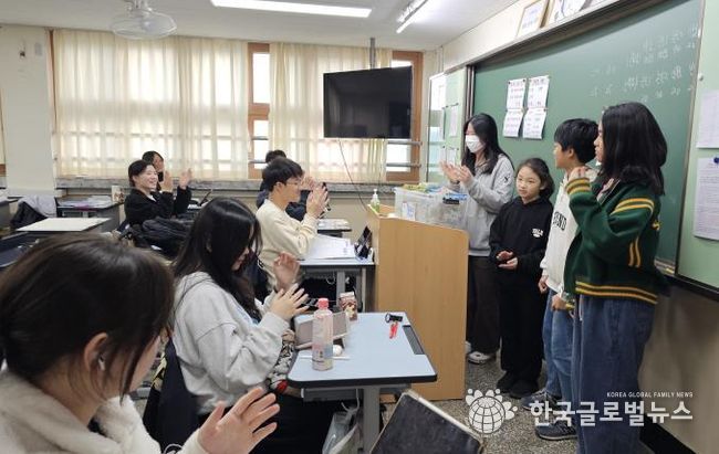 양평서부청소년문화의집 청소년방과후아카데미 ‘별무리’, 멘토링 교류 양서고에 ‘수능 대박’ 응원