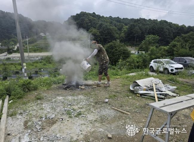 가평군, 산불예방 위해 불법소각 집중 단속