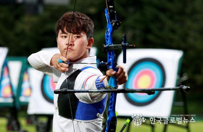예천군청 김제덕・장지호 선수, 2026 양궁 국가대표 선발-김제덕.