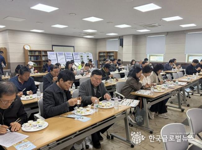 시흥시, 기후변화 대응 쌀 재배품종 전환 식미평가회 추진