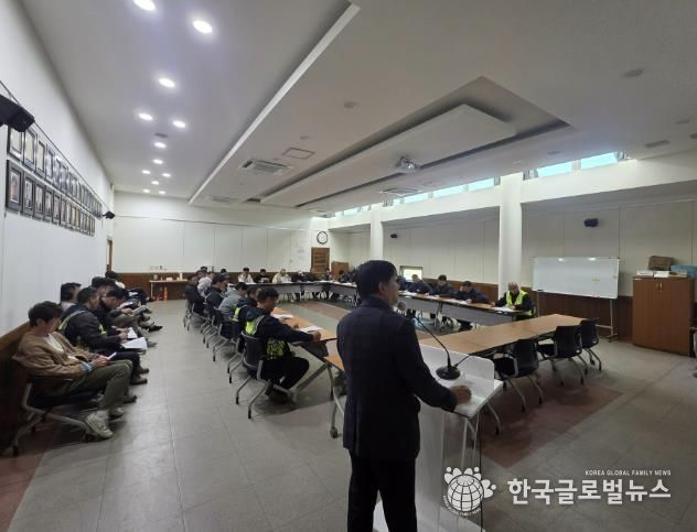 양평군, 겨울철 대비 제설작업 안전교육 실시