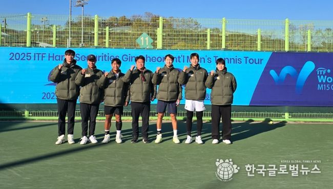 김포시청 테니스팀 단체사진