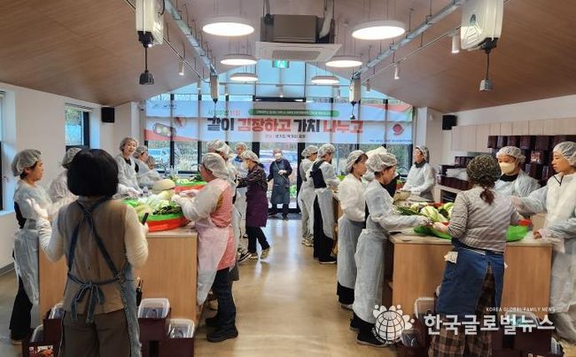 경기도 먹거리광장, 도민과 함께 '같이 김장하고 가치 나누고' 성료