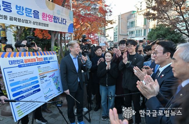 광주광역시 서구 골목상권 방문