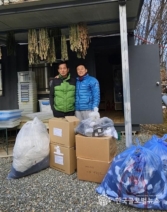 양평군 강하면 주민, 작년에 이어 올해도 양말 600켤레 기부