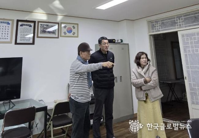 수원시 장안구 조원1동, 경로당 애로사항 청취 및 한파 안전점검