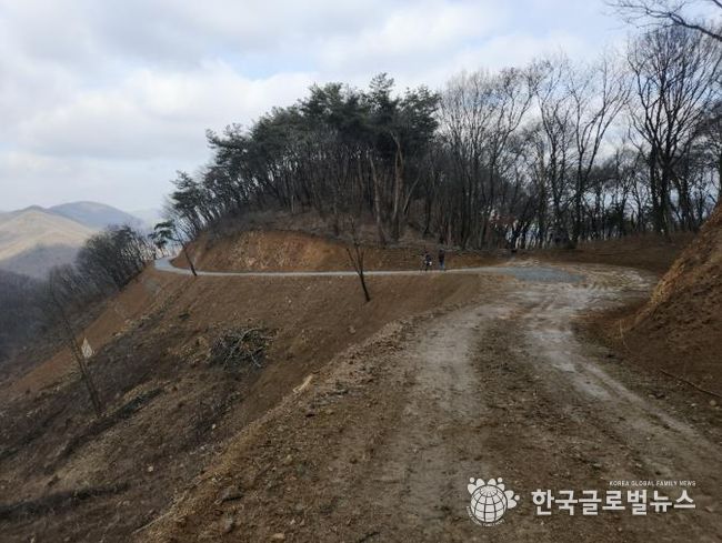 용인특례시가 처인구 원삼면 학일리 일원에 조성한 간선임도