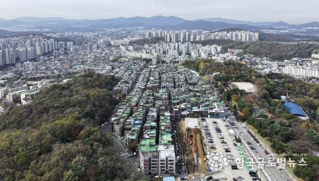 은행1·금광2구역 및 주변 전경 사진