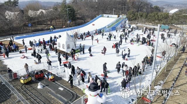 의왕왕송호수 겨울축제 ‘겨울아 놀자’ 아이들에게 큰 인기