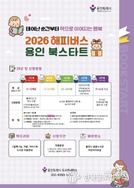2026 해피버스 용인 북스타트 안내물