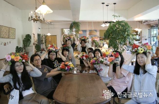 치유농업시설 '앤의정원'에서 프로그램은 운영하고 있다.