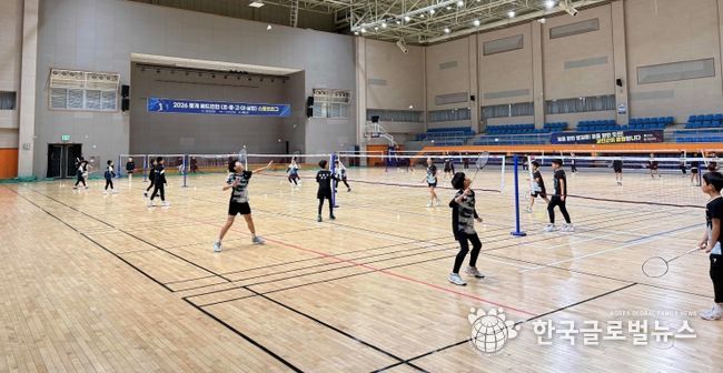 동계 전지훈련-배드민턴(강진군 제공)