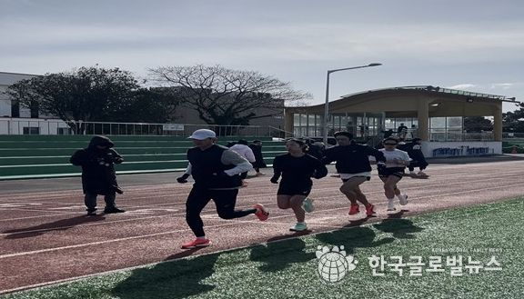 실업팀 훈련 사진