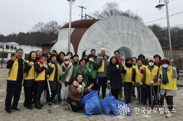 수원시 장안구 파장동, 설맞이 민·관 합동 대청소 실시