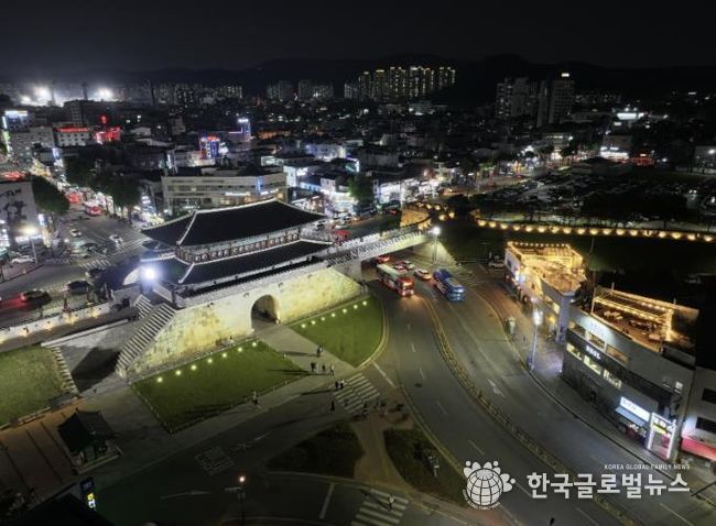 수원 장안문 일원의 실제 전경