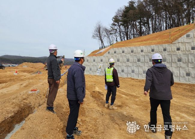 용인도시공사, 제2용인 테크노밸리 해빙기 안전점검 실시