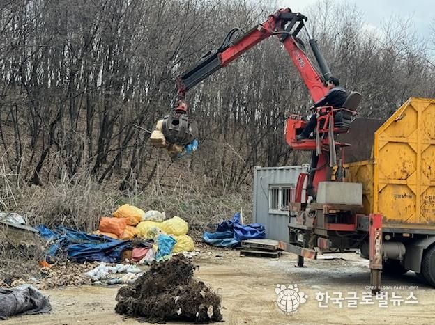 농가 보관 폐농약 수거 사진