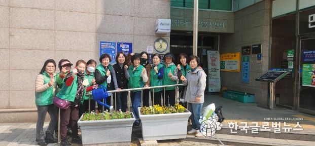 광명6동, 봄꽃 220본 식재로 ‘화사한 봄맞이’