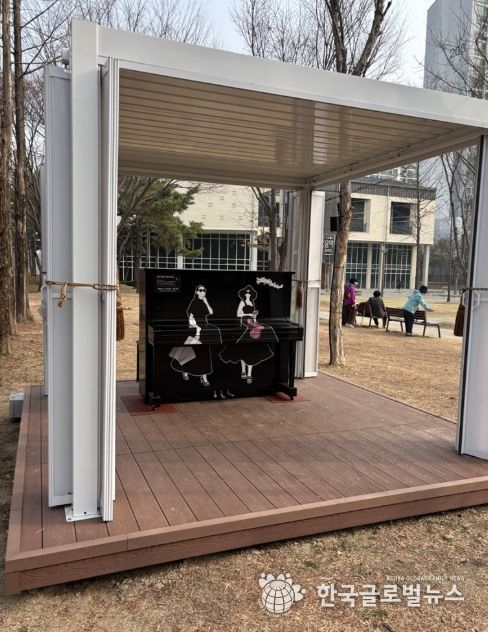 의정부시, 오래된 피아노 음악정원 속 ‘공유 피아노’로 재탄생