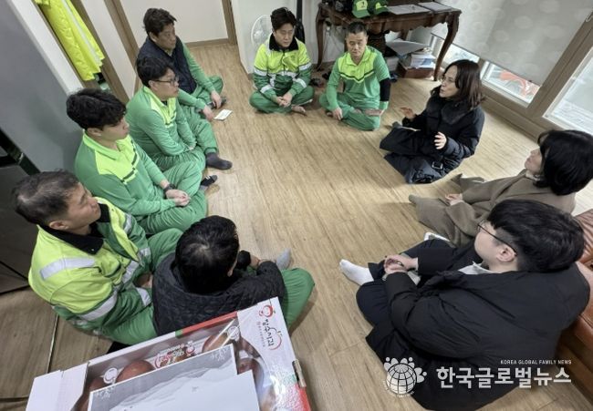 수원시 팔달구 화서1동, 환경관리원·청소 대행업체 간담회 실시