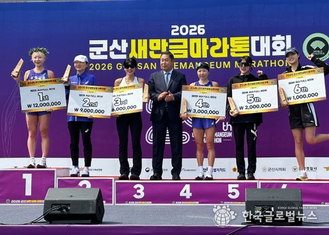 삼척시청 마라톤 수상