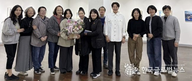 수원시 영통구 광교1동, 주민자치센터 프로그램 '수채화반 담빛회' 두번째 작품 전시회 개최