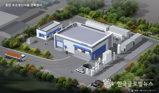 용인특례시 미니수소도시(수소생산시설) 조감도