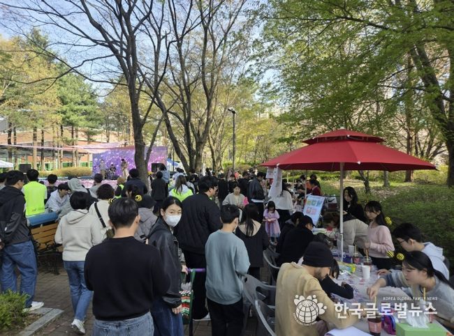 성남시청소년청년재단 서현유스센터, 탄천 벚꽃길서 '봄이 왔서현!' 봄꽃축제 성료